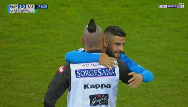 هدف انسينى الرائع فى مرمى ساسولو بالدورى الايطالى