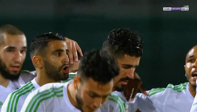 هدف الجزائر الاول فى مرمى بنين تعليق حفيظ دراجي