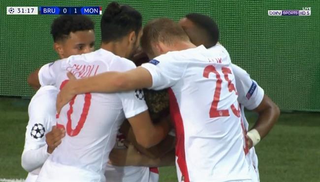 اهداف مباراة موناكو وكلوب بروج 1 1 دوري ابطال اوروبا