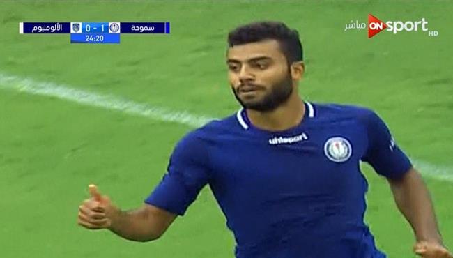 هدف رائع بالكعب لحسام حسن في مرمي الالومنيوم