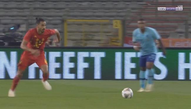 كوبرى ناصر الشاذلي الرائع لـ روزاريو فى مبارة بلجيكا وهولندا