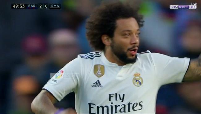 هدف مارسيلو فى مرمي برشلونة تعليق عصام الشوالي