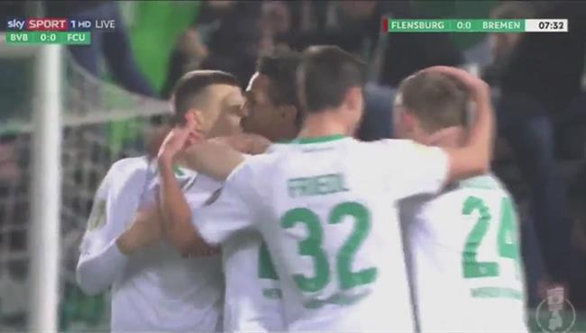 اهداف مباراة فيردر بريمن وفلينسبورج 5 1 كأس المانيا