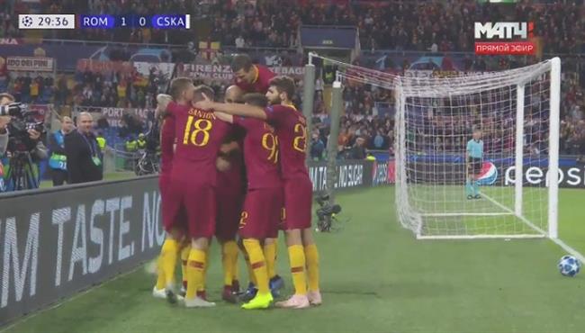 اهداف مباراة روما وسسكا موسكو 3 0 دوري ابطال اوروبا