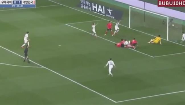 ملخص واهداف مباراة كوريا وأوروجواي