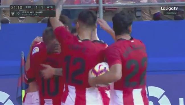 اهداف مباراة ايبار واتلتيك بلباو 1 1 الدوري الاسباني