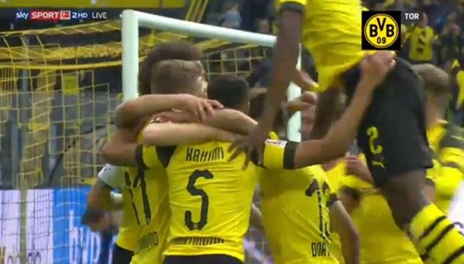 اهداف مباراة بوروسيا دورتموند وهرتا برلين 2 2 الدوري الالماني