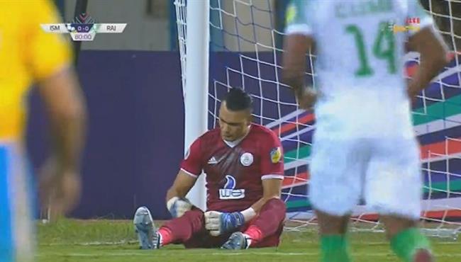 الحضري يتصدي ببراعة وينقذ الاسماعيلي من هدفين فى دقيقتين