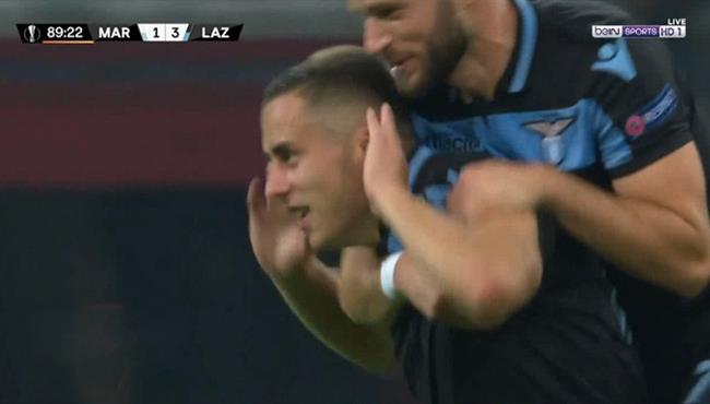 هدف رائع لـ لاتسيو امام مارسيليا بالدوري الاوروبي