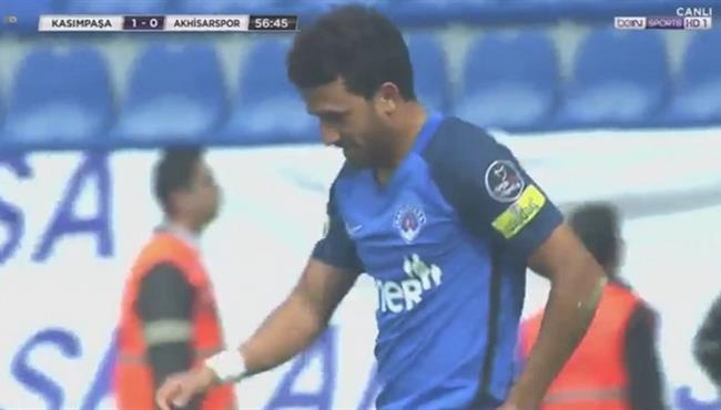 هدف تريزيجيه فى مرمي أخيسار بيليديا بالدوري التركي