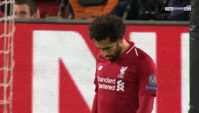محمد صلاح يهدر هدف مؤكد امام النجم الاحمر