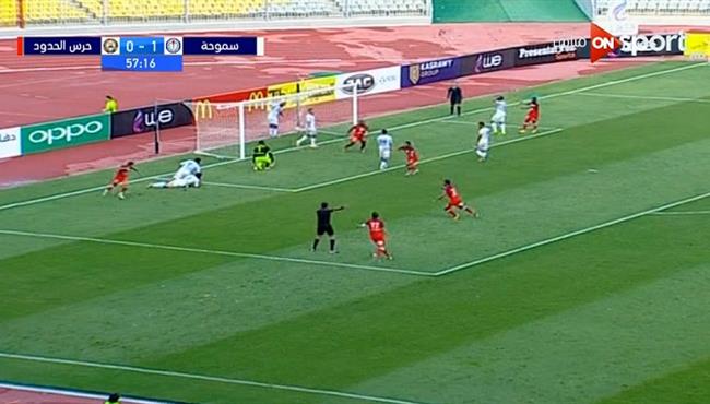 اهداف مباراة سموحة وحرس الحدود 1 1 الدوري المصري