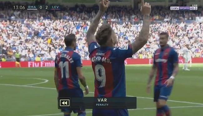 هدف ليفانتي الثاني فى مرمي ريال مدريد تعليق حفيظ دراجي