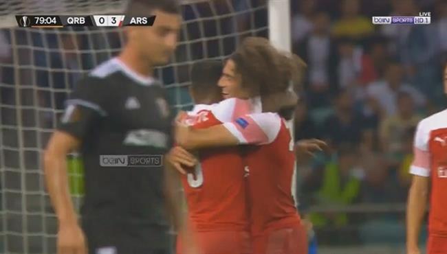 اهداف مباراة ارسنال وكارباكا 3 0 بالدوري الاوروبي