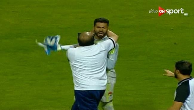 مشادة بين احمد عادل ومدرب وادي دجلة