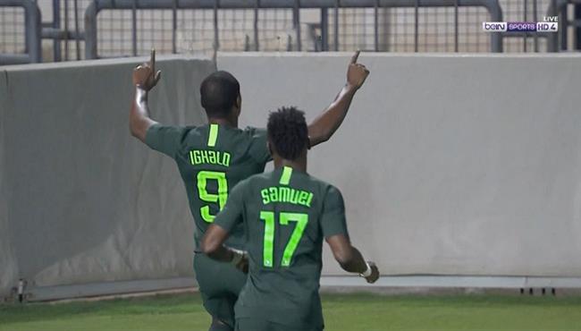 هدف نيجيريا الاول في مرمي ليبيا