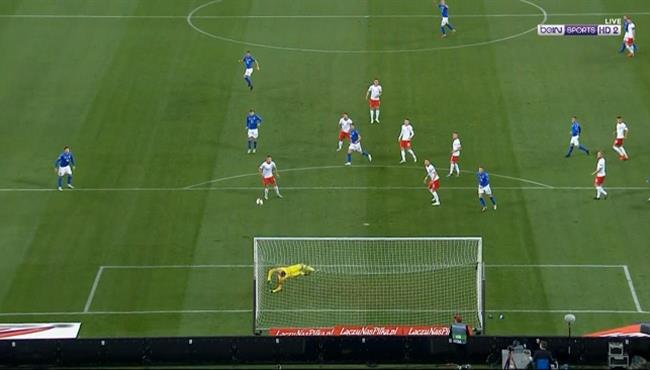 العارضه تحرم جورجينو من تسجيل هدف عالمي امام بولندا