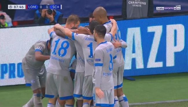 هدف فوز لوكوموتيف موسكو على شالكه 1 0 دوري ابطال اوروبا