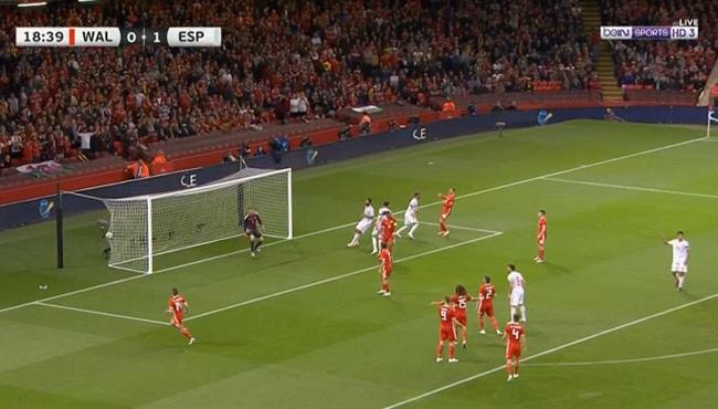 هدف راموس في مرمي ويلز