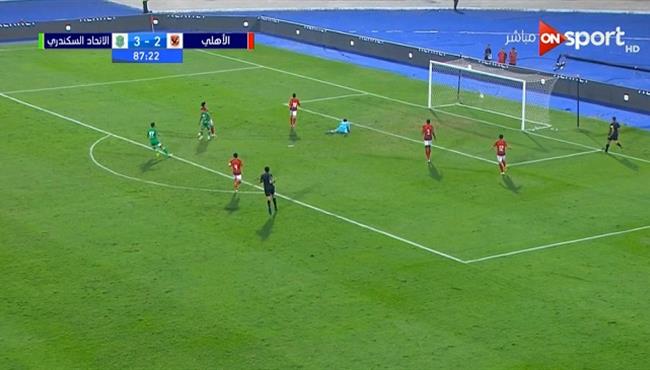 هدف الاتحاد السكندري الرابع في مرمي الاهلي