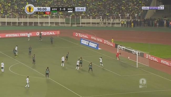 العارضة تحرم المصري من تسجيل هدف امام فيتا كلوب