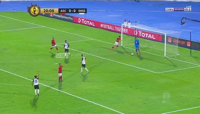 هدف الاهلى الملغى فى مرمى وفاق سطيف