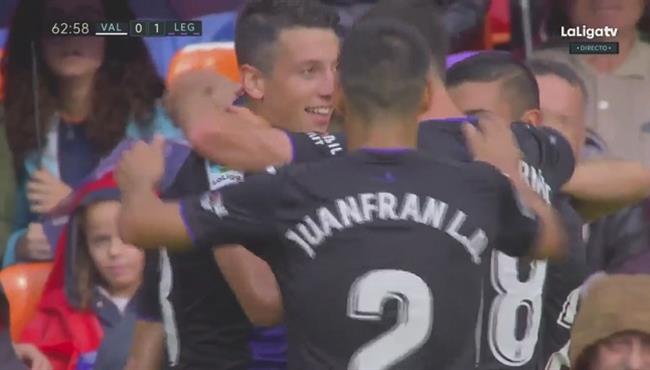 اهداف مباراة فالنسيا وليجانيس 1 1 الدوري الاسباني
