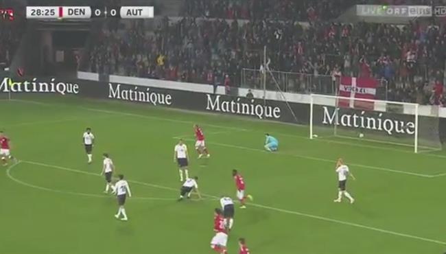 اهداف مباراة الدنمارك والنمسا 2 0 مباراة ودية