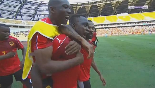 هدف رائع فى مباراة انجولا وموريتانيا بتصفيات امم افريقيا