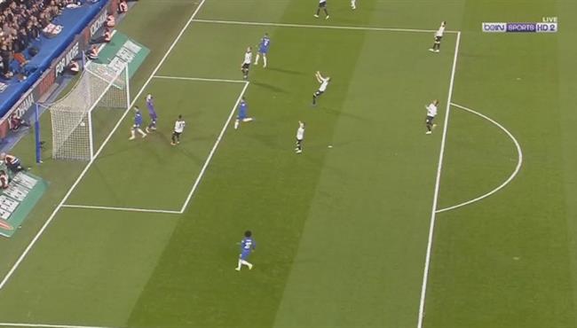 هدف تشيلسي الثاني فى مرمي ديربي كاونتي بكأس الرابطة الانجليزية