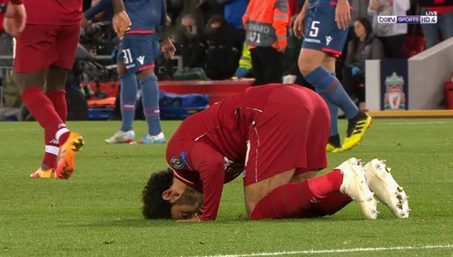 هدف محمد صلاح الاول فى مرمى النجم الاحمر