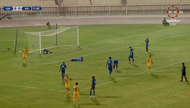 هدف استراليا الاول في مرمي الكويت