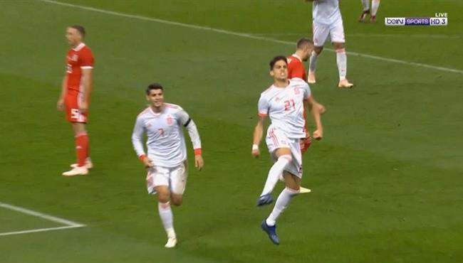 هدف بارترا في مرمي ويلز