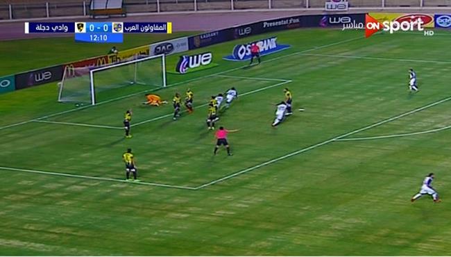 هدف فوز وادي دجلة علي المقاولون العرب 1 0 الدوري المصري