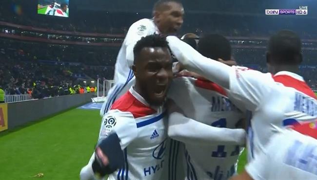 هدف فوز ليون علي سانت ايتيان 1 0 الدوري الفرنسي