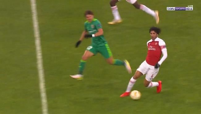 محمد النني يصنع هدف ارسنال الثالث فى مرمي فورسكلا