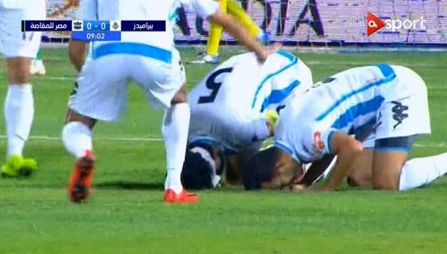 هدف علي جبر في مرمي مصر المقاصة بالدوري المصري