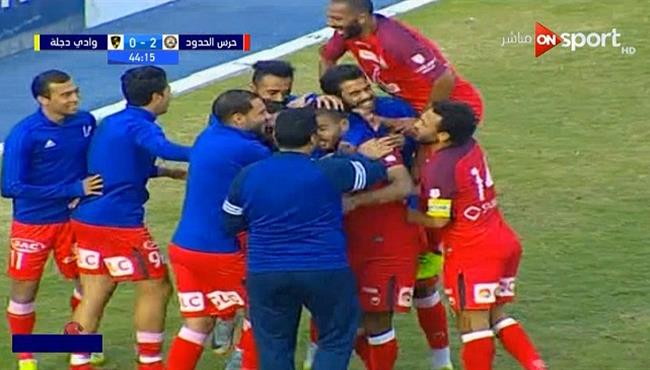 اهداف مباراة حرس الحدود ووادي دجله 4 1 الدوري المصري