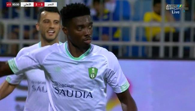 هدف الاهلي الثاني فى مرمى النصر تعليق فارس عوض