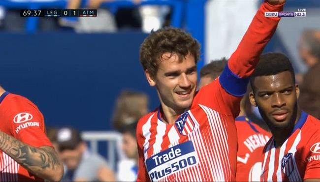 هدف جريزمان العالمي فى مرمي ليجانيس