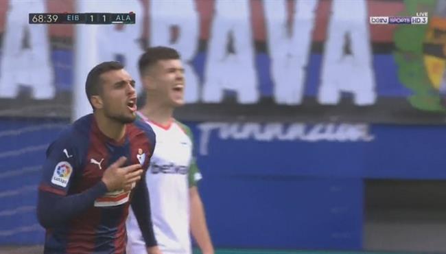 هدف رائع فى مباراة ايبار وديبورتيفو ألافيس بالدوري الاسباني