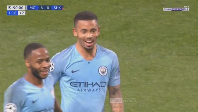 هدف جابريل خيسوس الثالث الرائع فى مرمي شاختار تعليق حفيظ دراجي