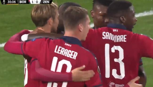 اهداف مباراة بوردو وزينيت سانت بطرسبرج 1 1 الدوري الاوروبي