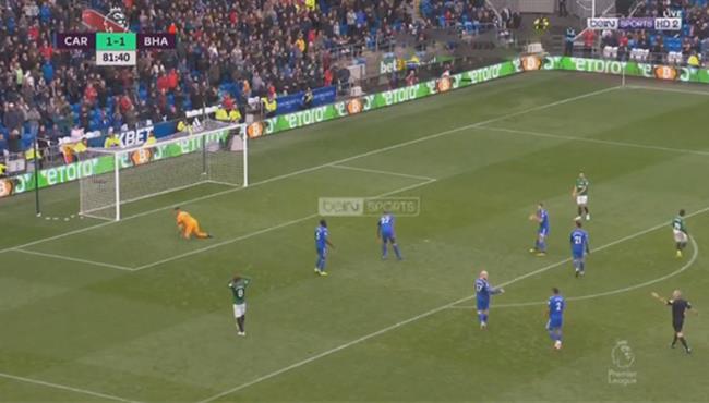 تصدي رائع من حارس كارديف سيتي امام برايتون