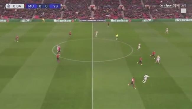 ملخص مباراة مانشستر يونايتد ويانج بويز 1 0 دوري ابطال اوروبا