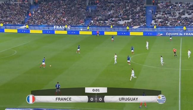 ملخص مباراة فرنسا واوروجواي الودية