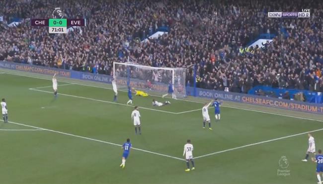 هدف موراتا الملغي امام ايفرتون