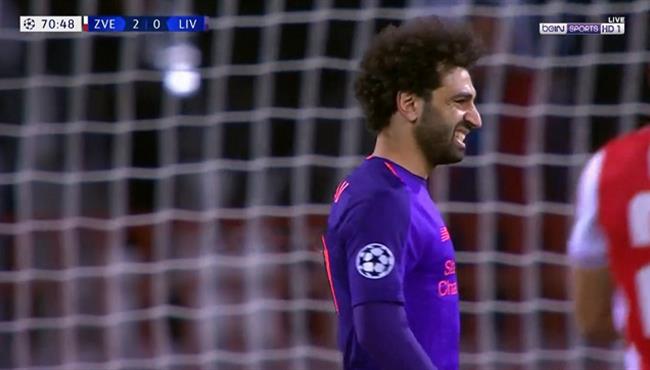 القائم يحرم محمد صلاح من تسجيل هدف في مرمي النجم الاحمر