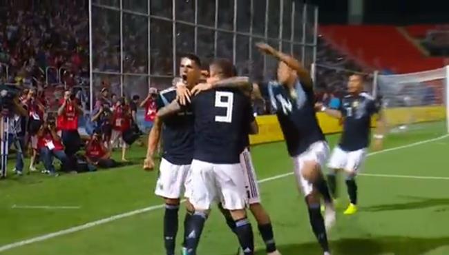 اهداف مباراة الارجنتين والمكسيك 2 0 مباراة ودية