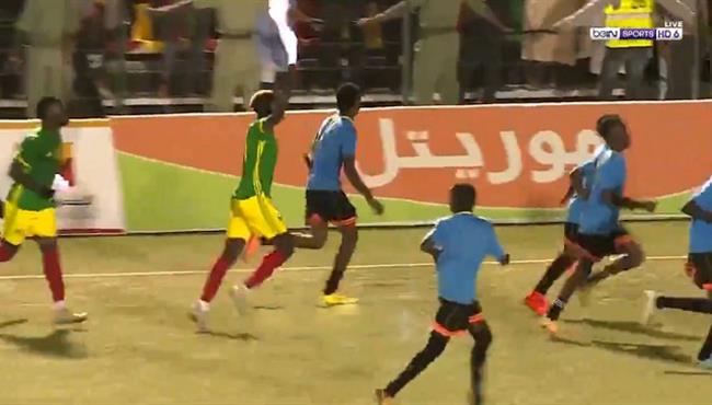 فرحة جنونية للاعبي موريتانيا بعد التأهل التاريخي لكأس الامم الافريقية